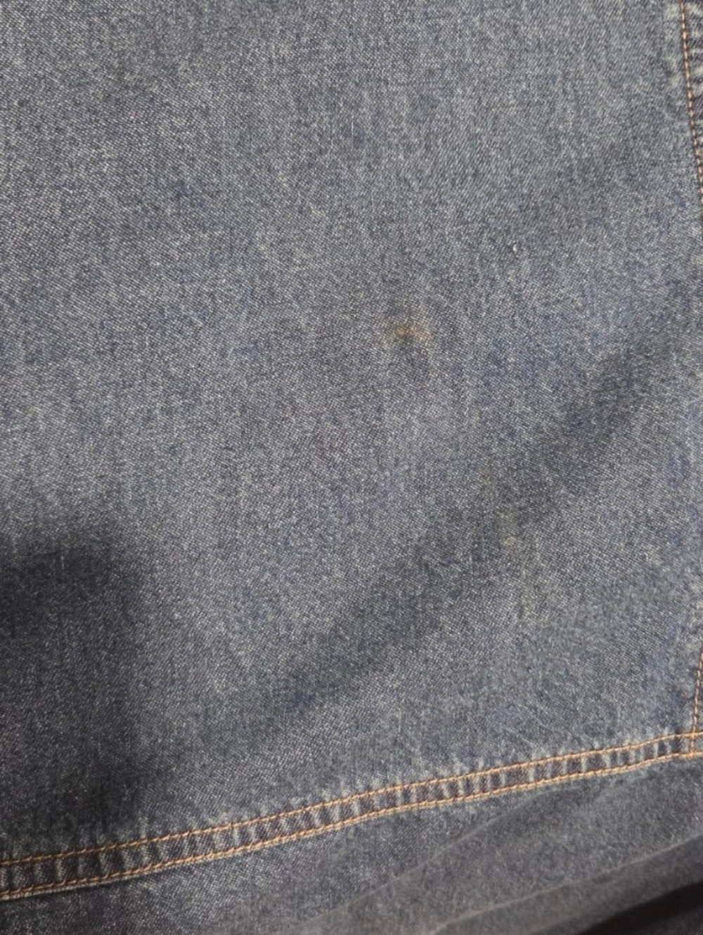 Blue denim patchwork floral embroidered Maxi Dress Teachercore Cottagecore Boho - Picture 8 of 8